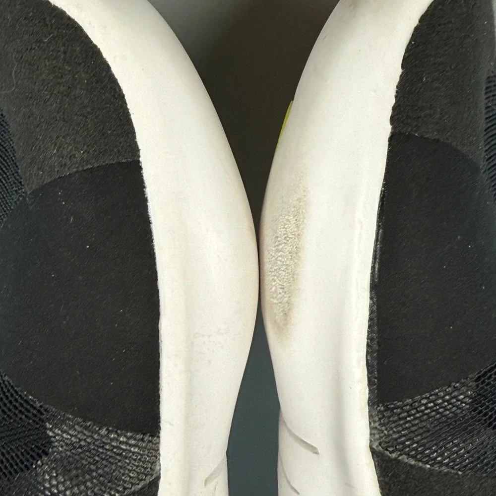 Nike Free RN 5.0 Womens Size 9 Running Shoes Volt Black White Lace Train Sneaker - Picture 11 of 16